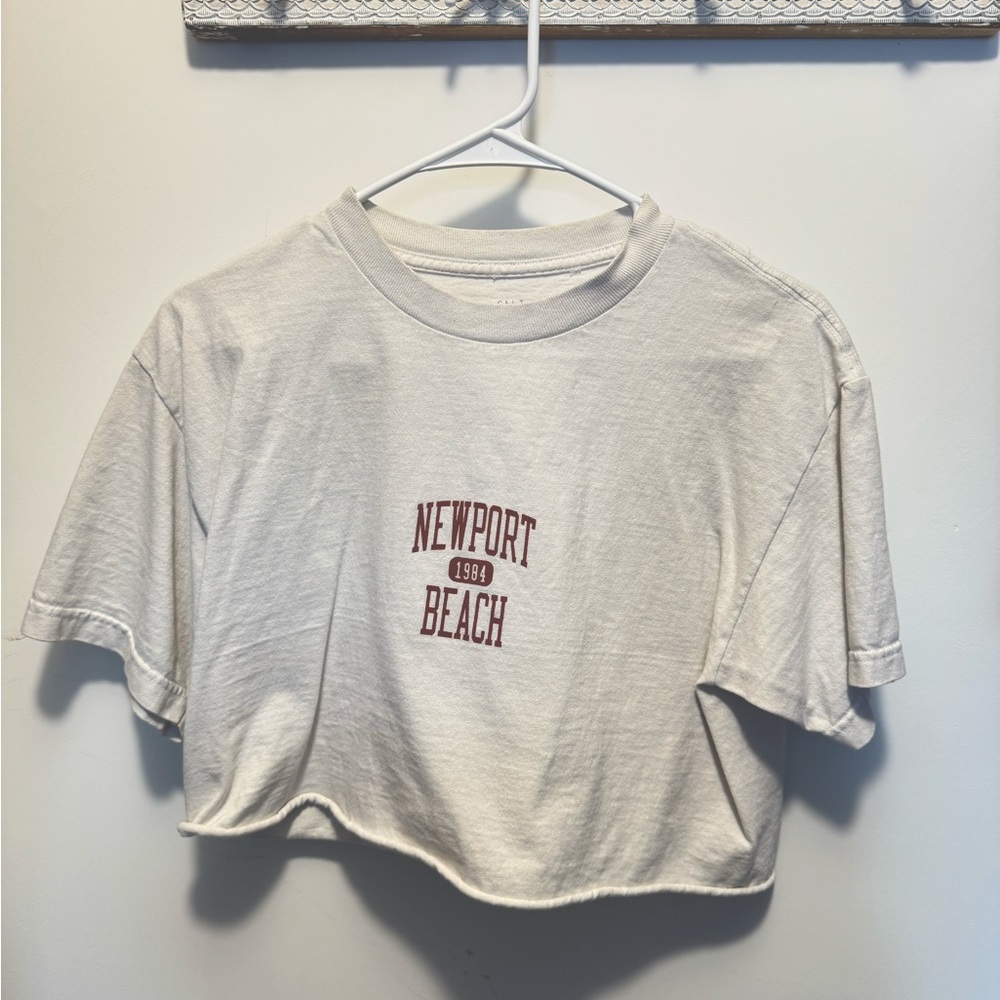 Cropped Brandy Melville Newport T-shirt small ; good condition